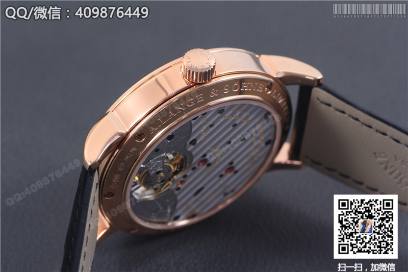 High-end A. Lange & Söhne Tourbillon Watch 1815 Series Rose Gold Case Black Dial