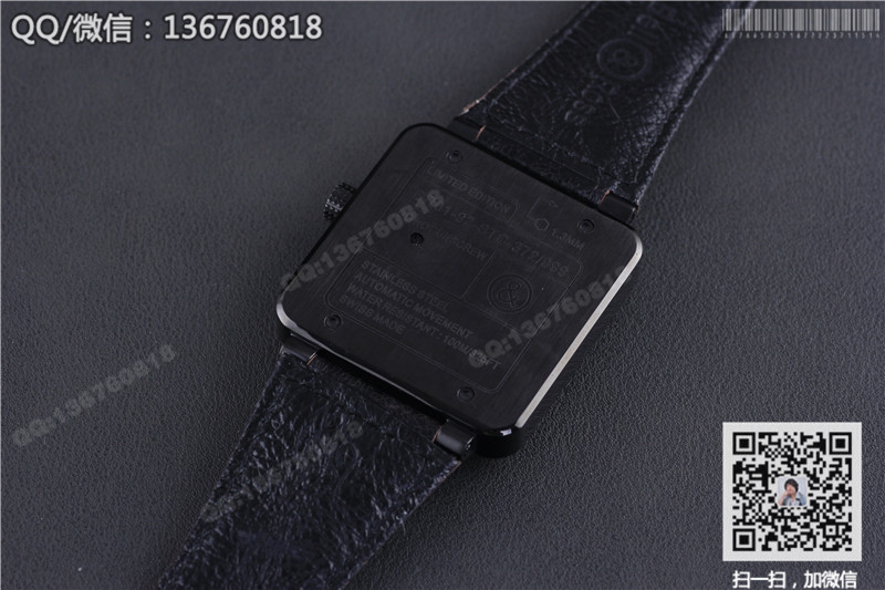 Jam Tangan Mekanikal Automatik Koleksi Penerbangan Bell & Ross Tengkorak