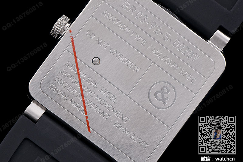Bell & Ross AVIATION kollektion automatisk mekanisk ur BR03-92B-R