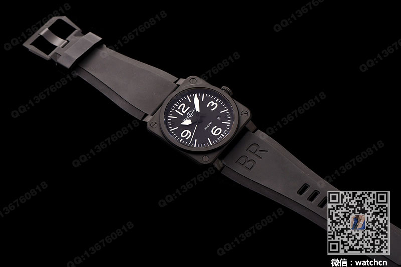 Bell & Ross AVIATION collection BR03-92 BLACK MATTE watch
