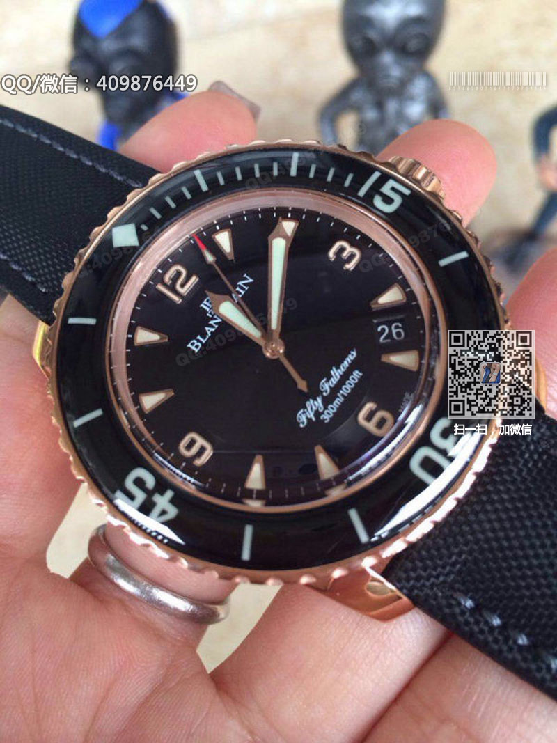 [NOOB Factory Ultimate Edition] Blancpain Fifty Fathoms series 5015-3630-52 rose gold case