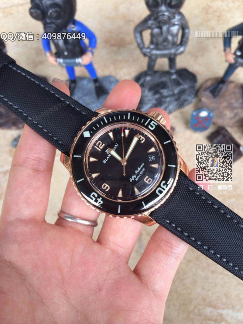[NOOB Factory Ultimate Edition] Blancpain Fifty Fathoms series 5015-3630-52 rose gold case
