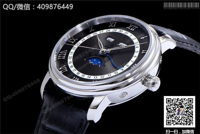 Blancpain Classic series 6654-1127-55B watch with date, day and month display functions, automatic mechanical men's watch