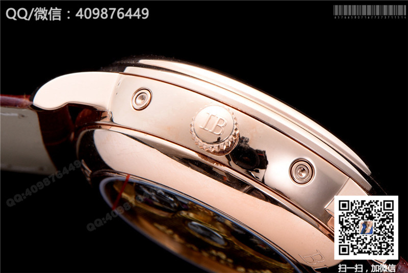 Blancpain Classic series 6654-3642-55B watch with date, day and month display functions, automatic mechanical men's watch
