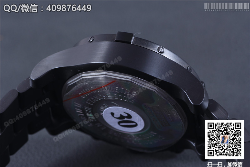 Jam Tangan Siri Breitling Avenger Sarung Keluli Hitam - Muka Jam Hitam, Gelang Keluli Hitam