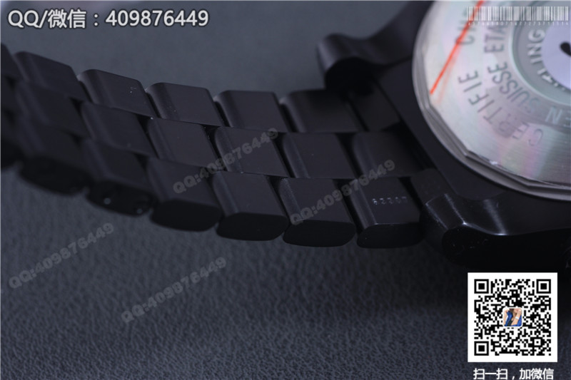 Jam Tangan Siri Breitling Avenger Sarung Keluli Hitam - Muka Jam Hitam, Gelang Keluli Hitam