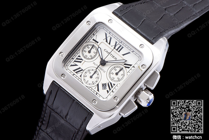 [N Factory Perfect Edition] Cartier SANTOS 100 series multifunction chronograph watch W20090X8