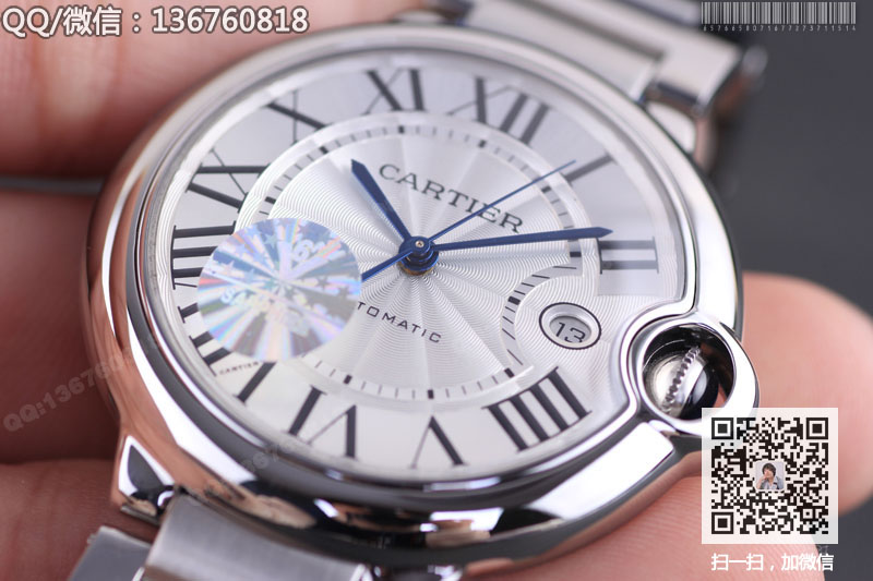V6 Best-seller Cartier Ballon Bleu Series Automatic Mechanical Watch W69012Z4