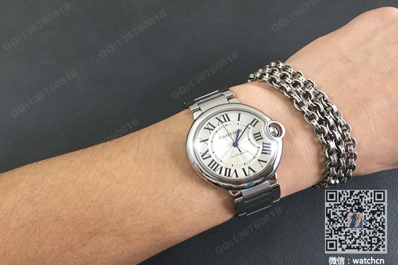 [{V6 Factory Edition} Cartier Mid-Size Ballon Bleu Mechanical Watch W6920046 Suitable for both men and women]