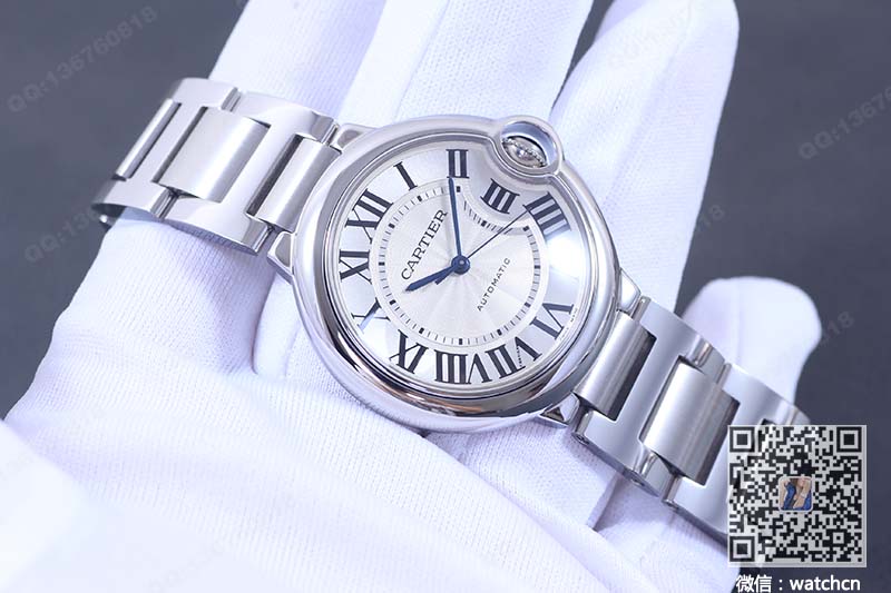 [{V6 Factory Edition} Cartier Mid-Size Ballon Bleu Mechanical Watch W6920046 Suitable for both men and women]