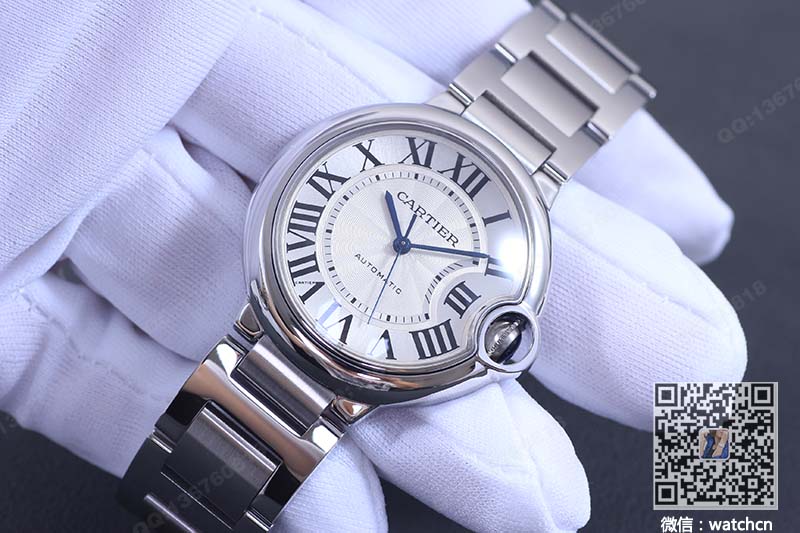 [{V6 Factory Edition} Cartier Mid-Size Ballon Bleu Mechanical Watch W6920046 Suitable for both men and women]
