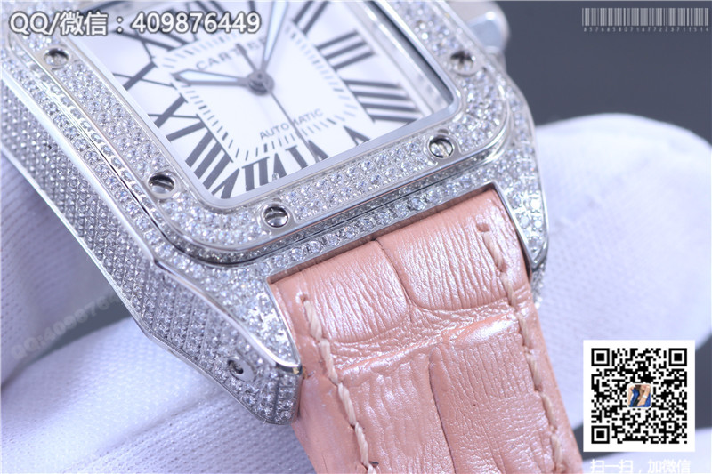 V6 Edition Cartier Santos automatic mechanical women's watch WM501751