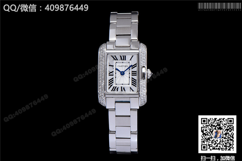 Cartier Tank Anglaise Series Ladies' Quartz Watch WT100028