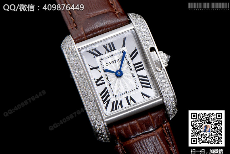 Cartier Tank Anglaise Series Ladies' Quartz Watch WT100028