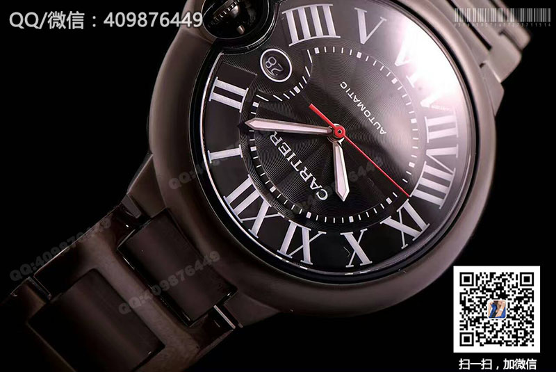 CARTIER Carbon-Coated Ballon Bleu WSBB0015 Mechanical Watch CARTIER Carbon-Coated Ballon Bleu WSBB0015 Mechanical Watch Ceramic Bracelet Edition