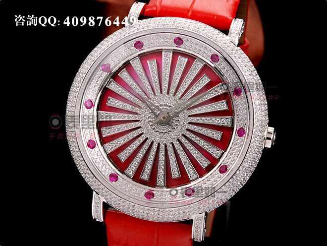 Chopard diamond-set luxury quartz ladies' watch, Pinwheel design 45*14mm unisex watch 