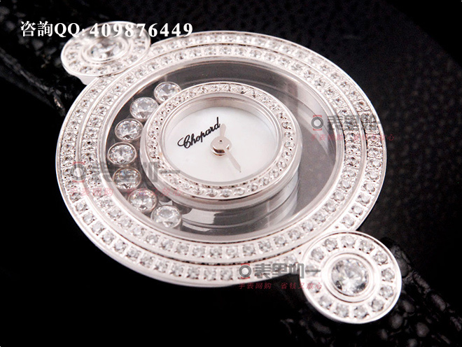 [ 1:1 Fine Replica] Chopard Happy Diamonds Series Moving Diamonds Ladies' Quartz Watch 209180-1001