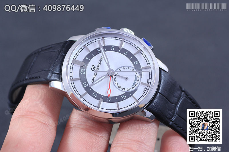 Girard-Perregaux Men's Watch Series 49544-52-231-BB60 Dual Time Automatic Mechanical Watch
