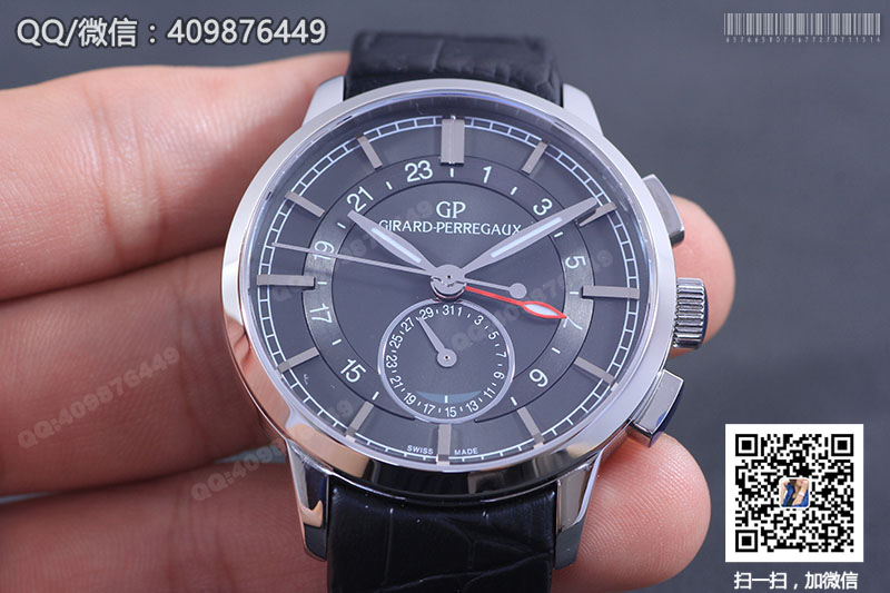 Girard-Perregaux Men's Watch Series 49544-52-231-BB60 Dual Time Automatic Mechanical Watch