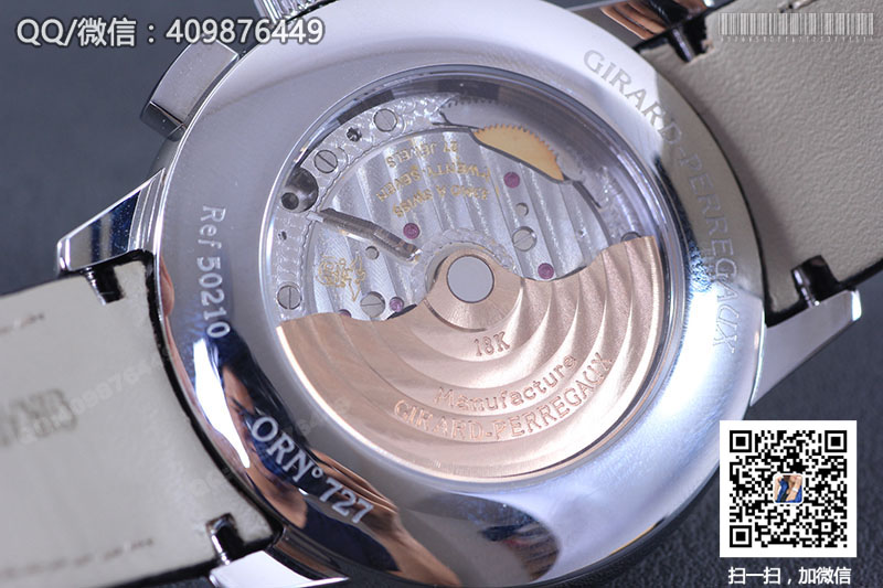 Girard-Perregaux Men's Watch Series 49544-52-231-BB60 Dual Time Automatic Mechanical Watch