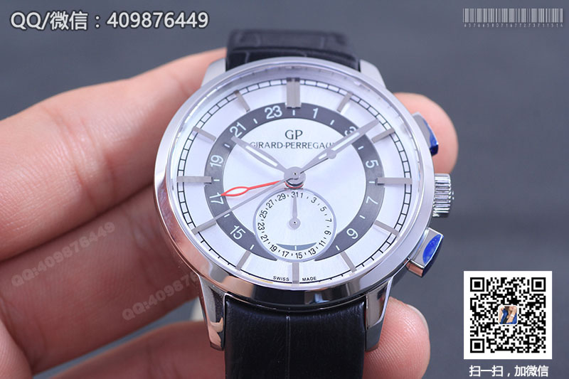 Girard-Perregaux Men's Watch Series 49544-52-231-BB60 Dual Time Automatic Mechanical Watch