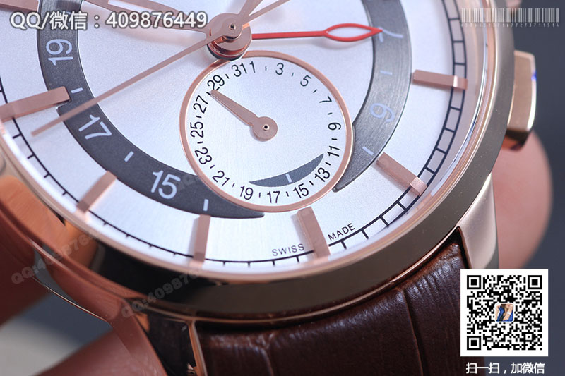 Girard-Perregaux Men's Watch Series 49544-52-231-BB60 Dual Time Rose Gold Mechanical Watch