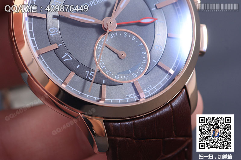 Girard-Perregaux Men's Watch Series 49544-52-231-BB60 Dual Time Rose Gold Mechanical Watch