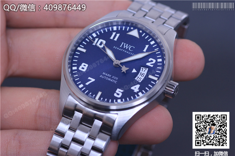 [Ultimate edition] IWC Pilot's collection Mark XVII 17 automatic mechanical leather strap watch IW326506
