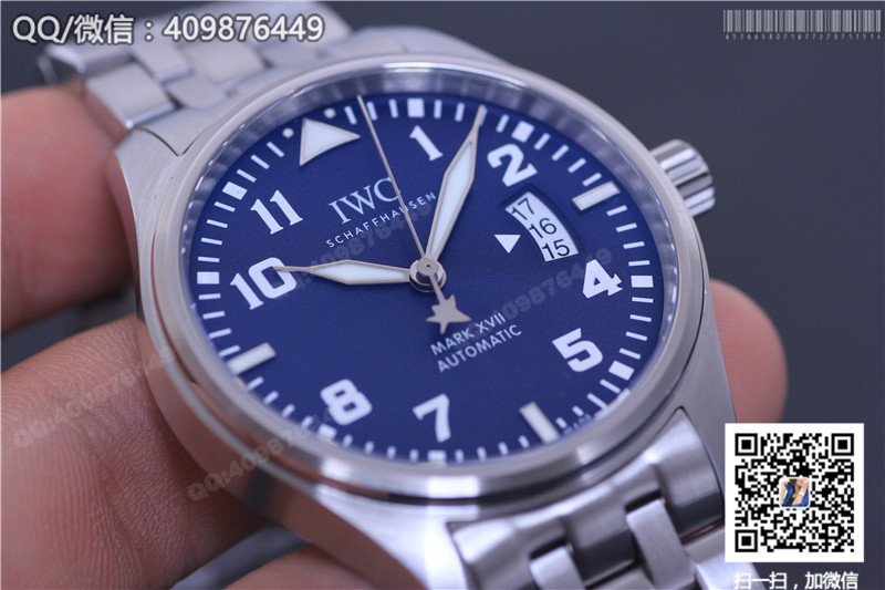 [Ultimate edition] IWC Pilot's collection Mark XVII 17 automatic mechanical leather strap watch IW326506