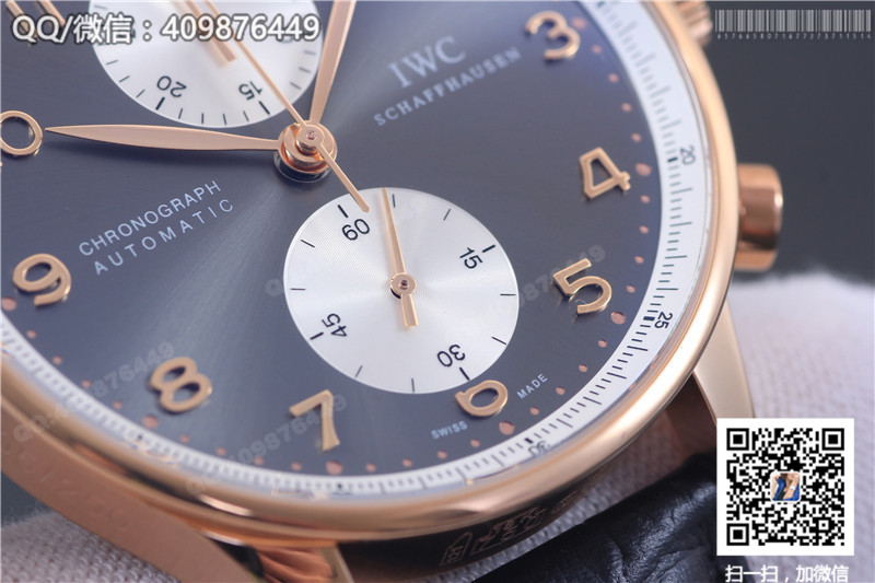 [ZF Factory] IWC Portugieser-serien automatisk kronografklokke IW371433