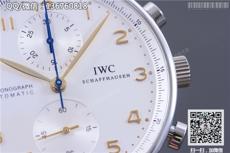 Cea mai bună creație a Fabricii ZF: Ceas cronograf mecanic automat IWC din seria Portuguese IW371445 Seafarer 7750