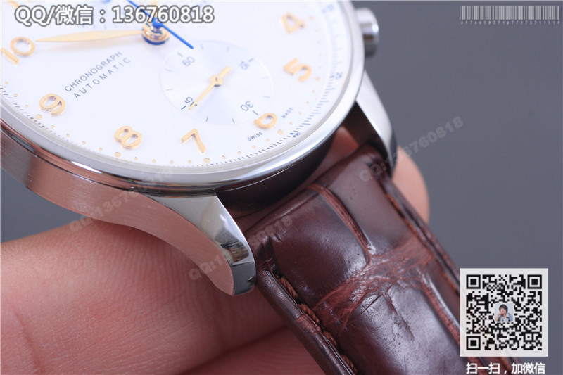 Cea mai bună creație a Fabricii ZF: Ceas cronograf mecanic automat IWC din seria Portuguese IW371445 Seafarer 7750