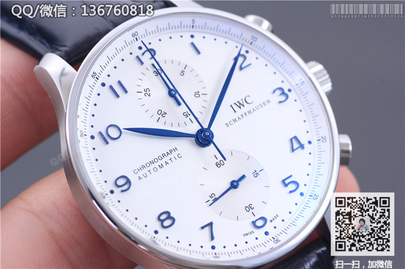 [ZF Factory Fine Edition] IWC Portugieser IW371446 Nautica automatic mechanical 7750 chronograph watch