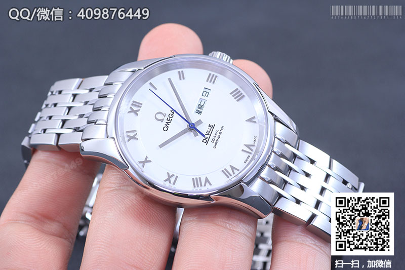 Omega De Ville series custom Chinese day-date automatic mechanical watch