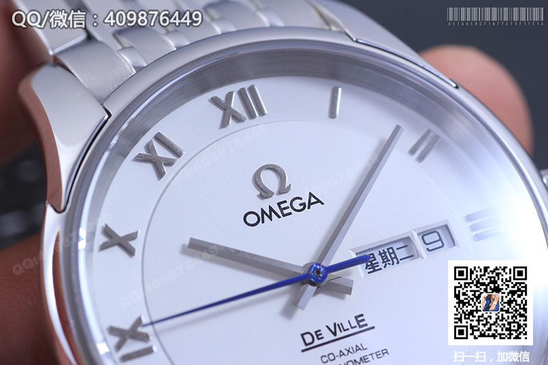 Omega De Ville series custom Chinese day-date automatic mechanical watch