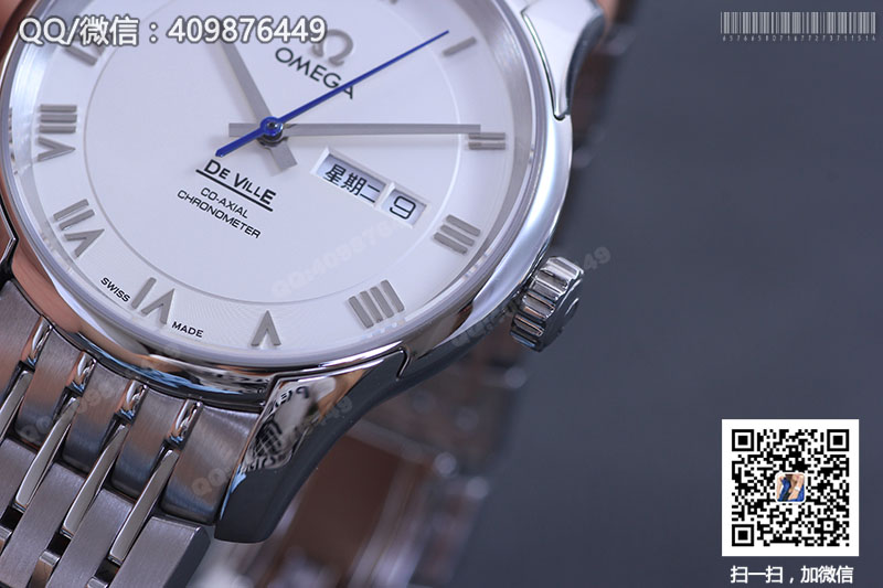 Omega De Ville series custom Chinese day-date automatic mechanical watch