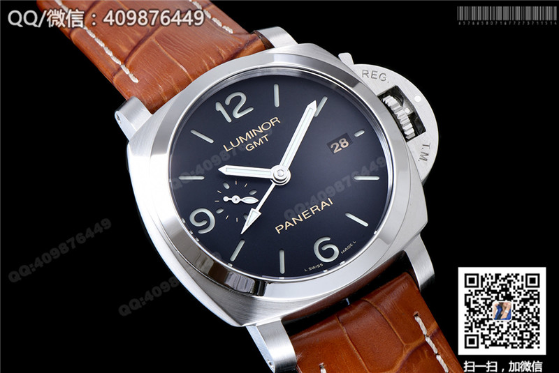[Noob Factory New Edition] Panerai Luminor 1950 3 Days GMT Contemporary PAM00320 Automatic Mechanical Men's Watch