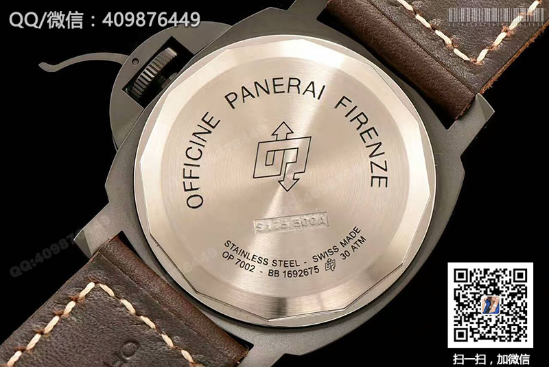 Panerai Special Editions Series PAM00786A Black-Coated Stainless Steel Mechanical Watch