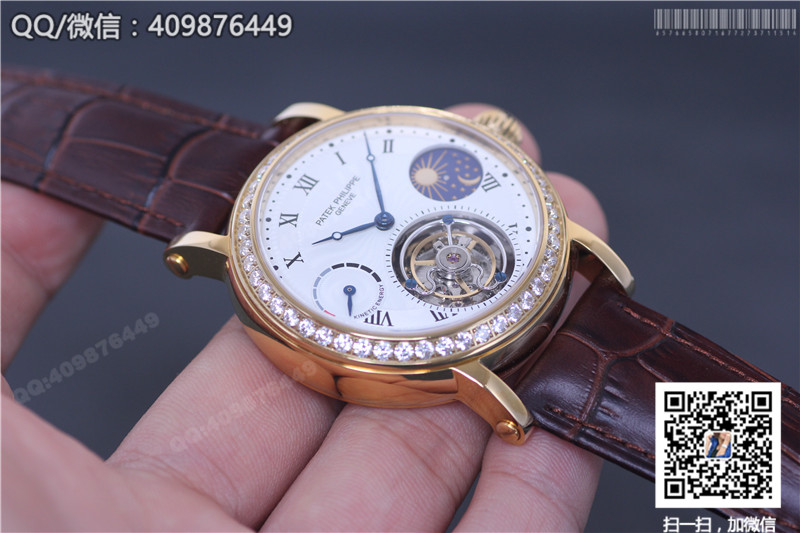 Zegarek Patek Philippe Grand Complications z fazami księżyca, gwiazd i tourbillonem