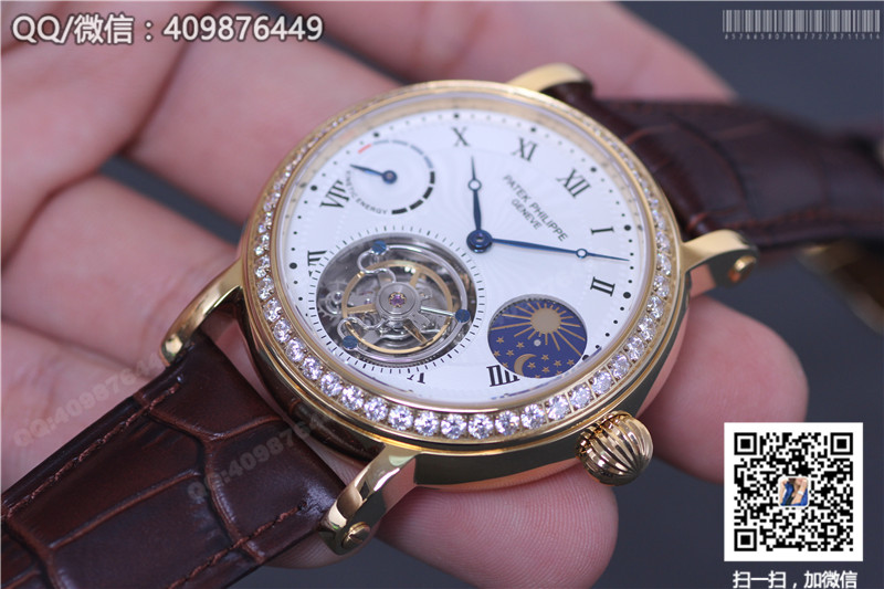 Zegarek Patek Philippe Grand Complications z fazami księżyca, gwiazd i tourbillonem