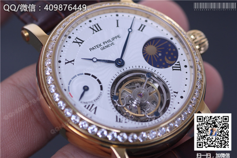 Zegarek Patek Philippe Grand Complications z fazami księżyca, gwiazd i tourbillonem