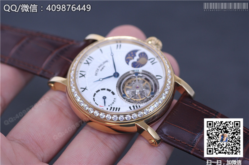 Zegarek Patek Philippe Grand Complications z fazami księżyca, gwiazd i tourbillonem