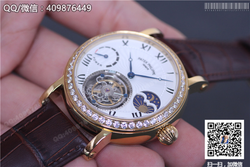 Zegarek Patek Philippe Grand Complications z fazami księżyca, gwiazd i tourbillonem