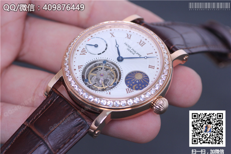 Patek Philippe Grand Complications Series Celestial Moon Phase Tourbillon Watch, Rose Gold Diamond-Set Bezel