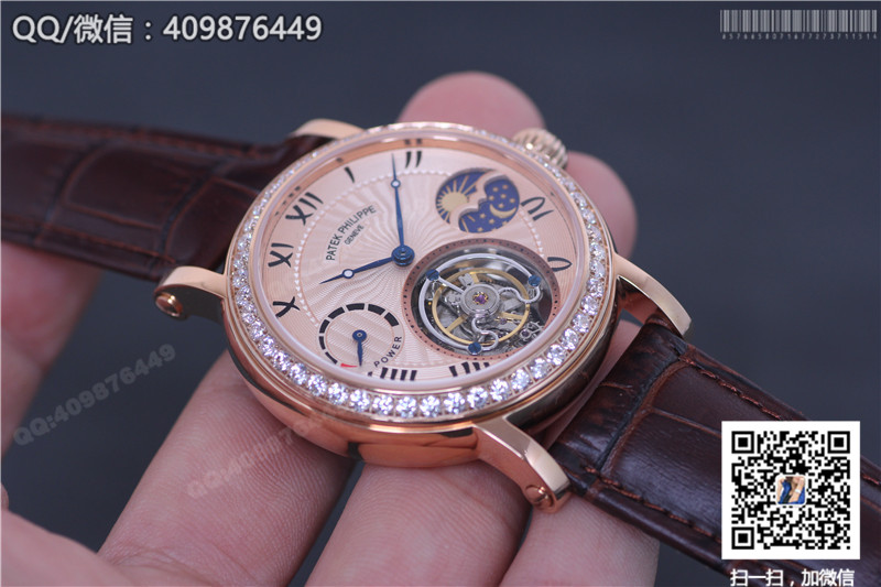 Patek Philippe Grand Complications Series Celestial Moon Phase Tourbillon Watch, Rose Gold Diamond-Set Bezel