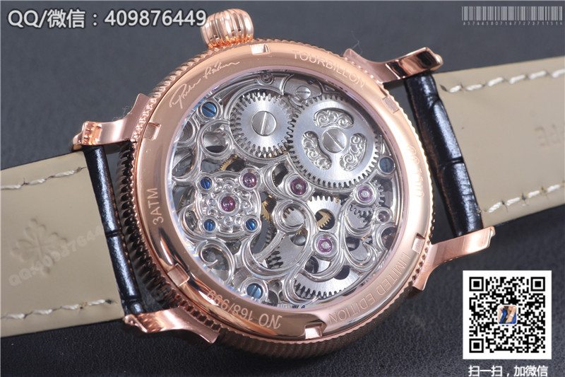 Patek Philippe Grand Complications Tourbillon Sun Moon Stars model Rose Gold Fluted Bezel Diamond-set