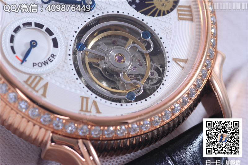Patek Philippe Grand Complications Tourbillon Sun Moon Stars model Rose Gold Fluted Bezel Diamond-set