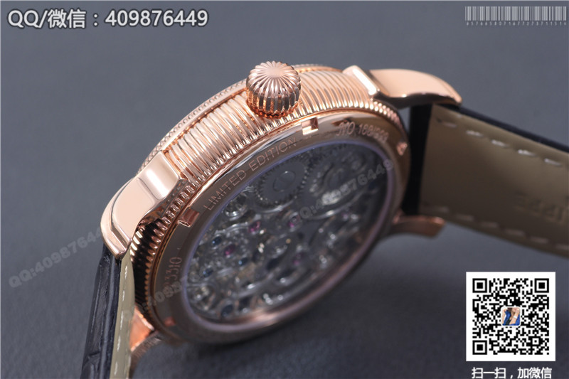 Patek Philippe Grand Complications Tourbillon Sun Moon Stars model Rose Gold Fluted Bezel
