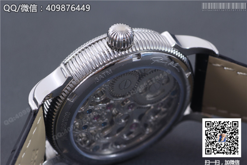 Patek Philippe Grand Complications Tourbillon Sun Moon Stars model Stainless Steel Fluted Bezel