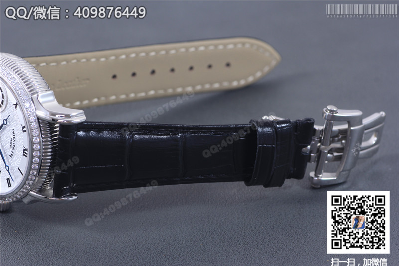 Patek Philippe Grand Complications tourbillon watch, sun, moon and stars model, stainless steel fluted bezel with diamonds